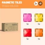 Magnetic Tiles - Warm Colors - 20pcs - Image 7